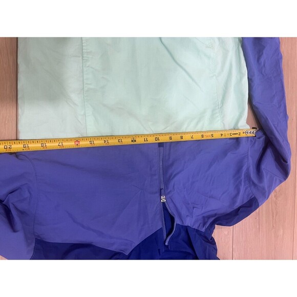 Old Navy Color-Blocked Packable-Hood 1/2-Zip Anorak for Girls XL (14) - Picture 3 of 6